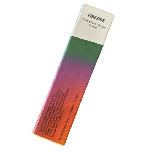 Hohm Fireside All-Natural Pure Essential Oil 15mL/0.5OZ Woody Sweet Warm Scent - Picture 3 of 5